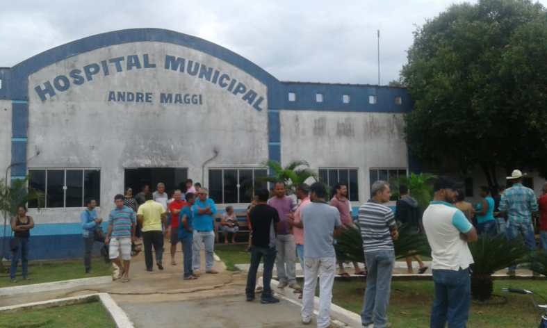 Hospital de Colniza Lotado  Tiroteio na Magali Deixa Mortos e Feridos.
