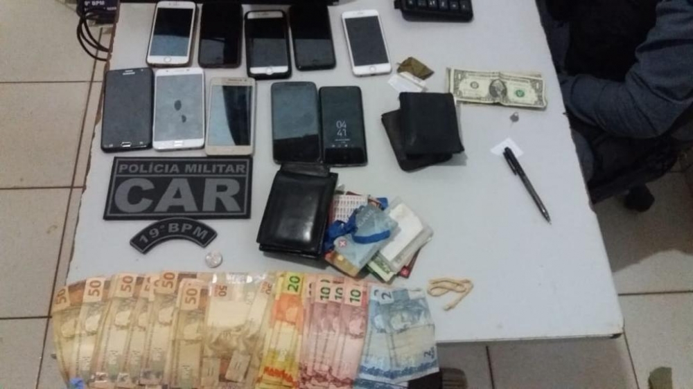 Quadrilha  presa por vrios furtos durante evento em Tangar da Serra