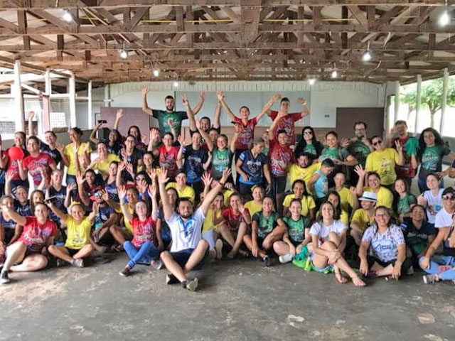 Faculdade AJES finaliza atividades da I Gincana Artstica e Cultural em Juara.