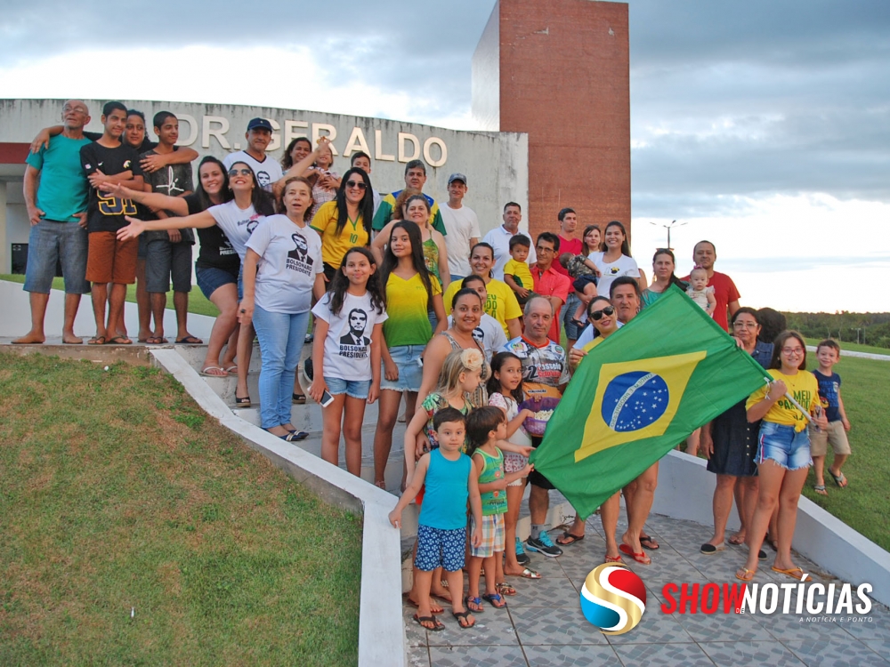 Juara fez carreata de manifestao em prol do presidente Jair Bolsonaro.