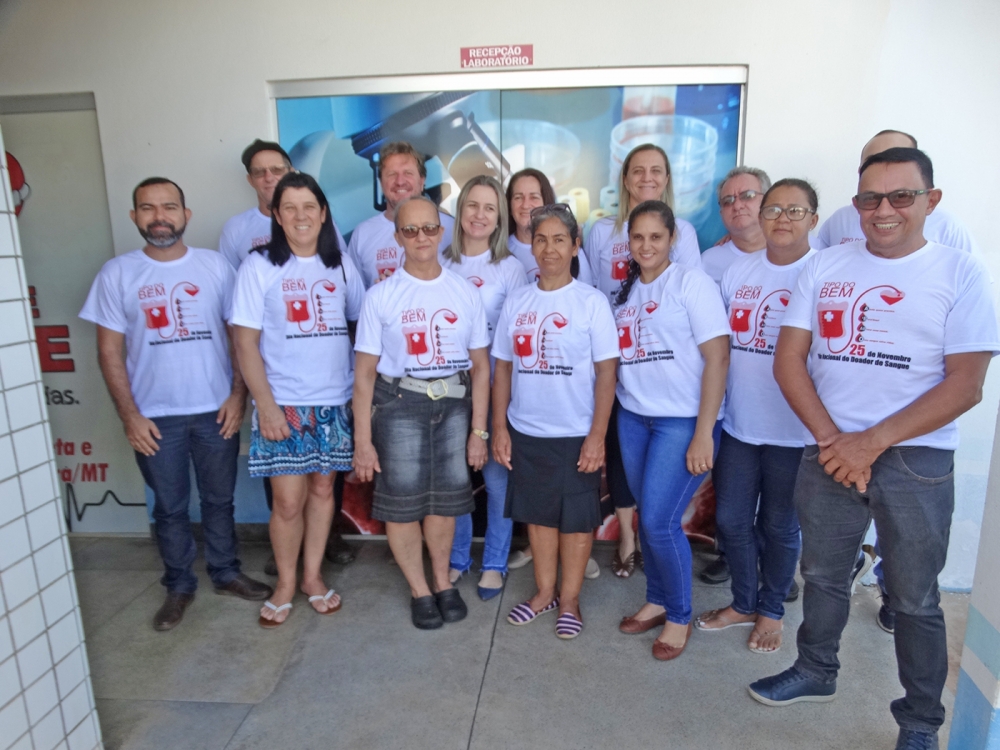 Dia do doador de sangue: Hemocentro de Juara homenageia os maiores doadores de sangue.