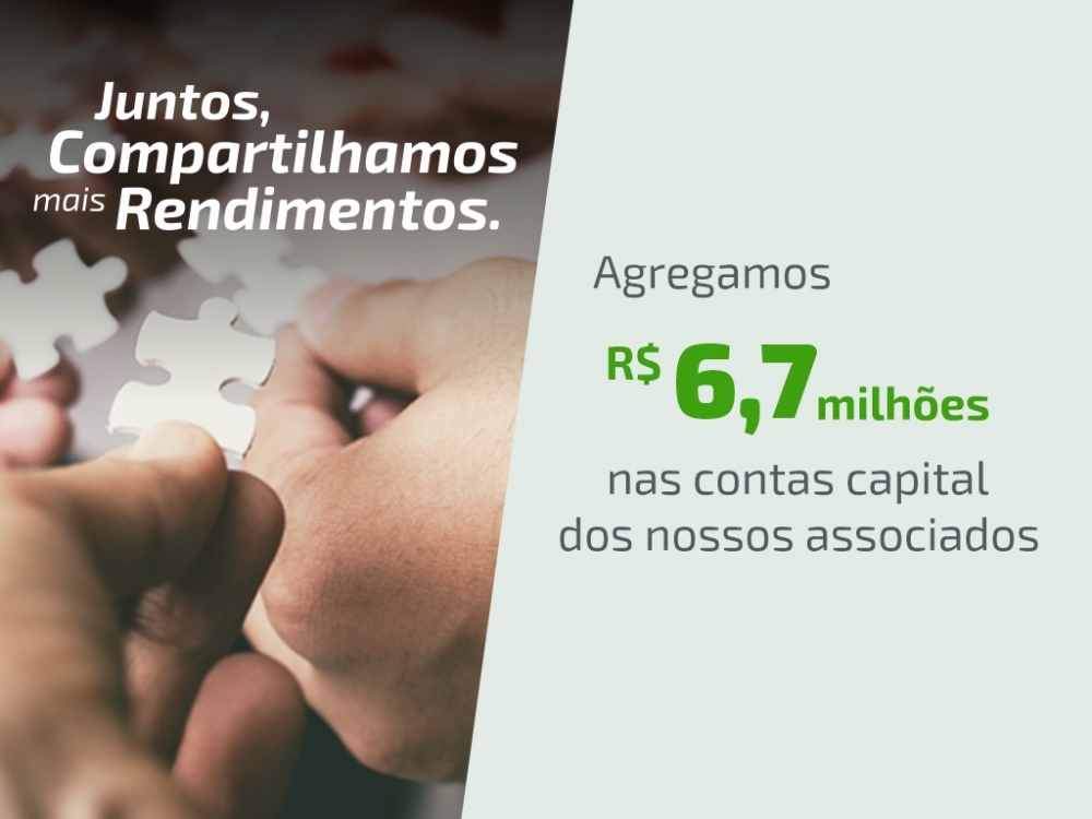 Sicredi agrega 6,7 milhes nas contas dos associados