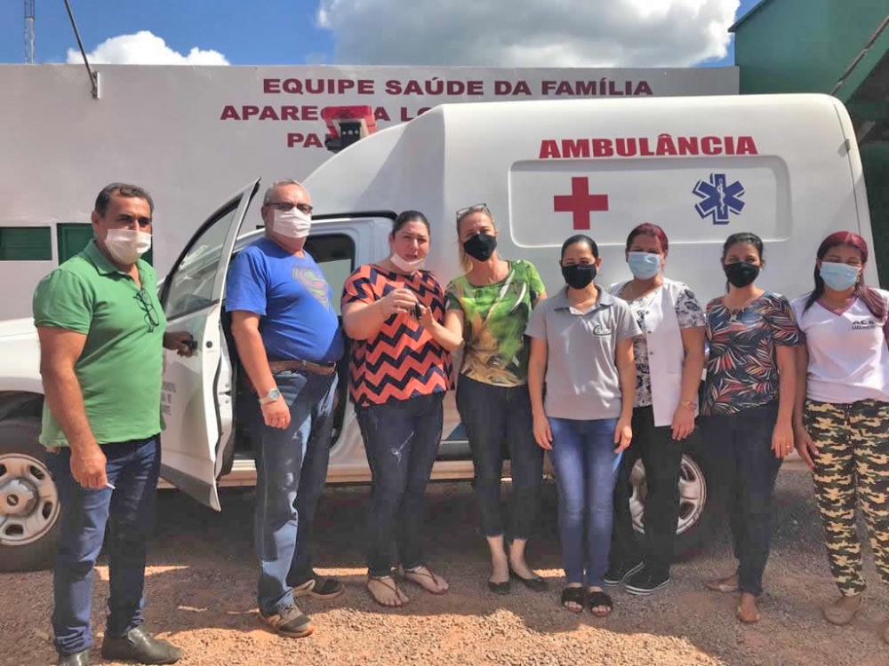 O Distrito de Paranorte recebe ambulncia zero KM para atender toda a regio.