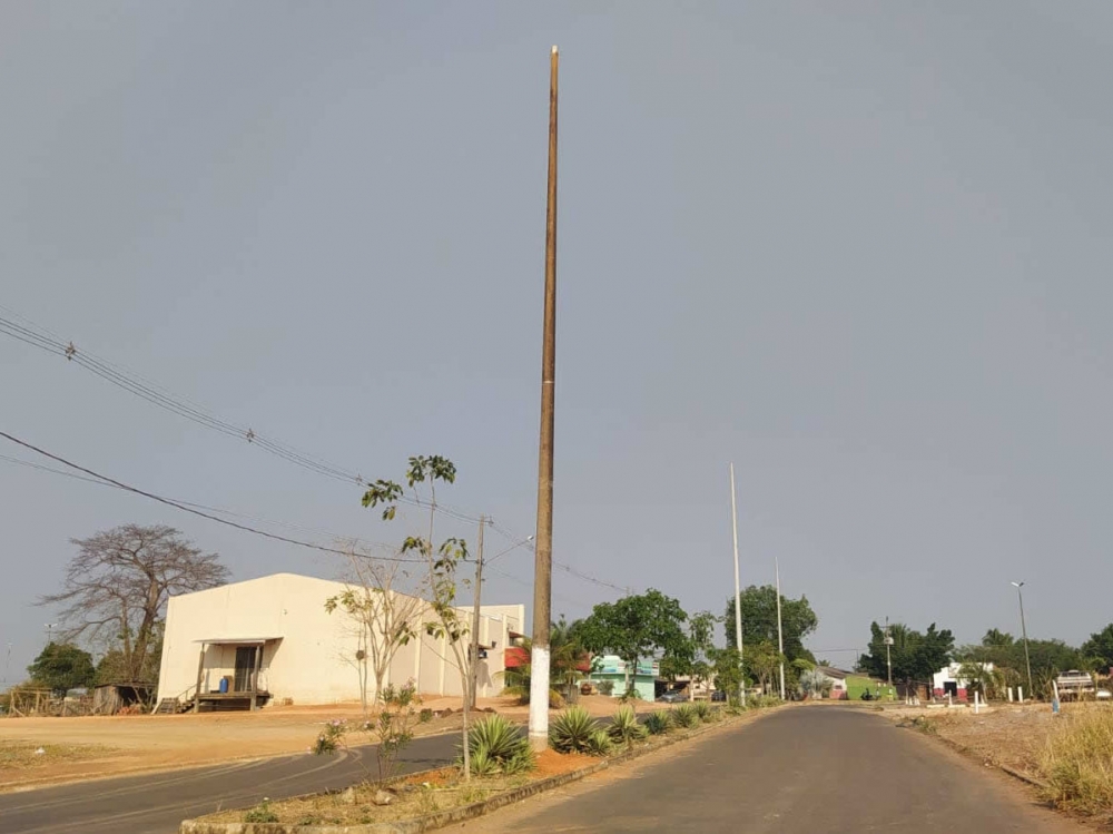 Avenida de sada do Bairro Bandeirantes em Juara ter iluminao com superpostes