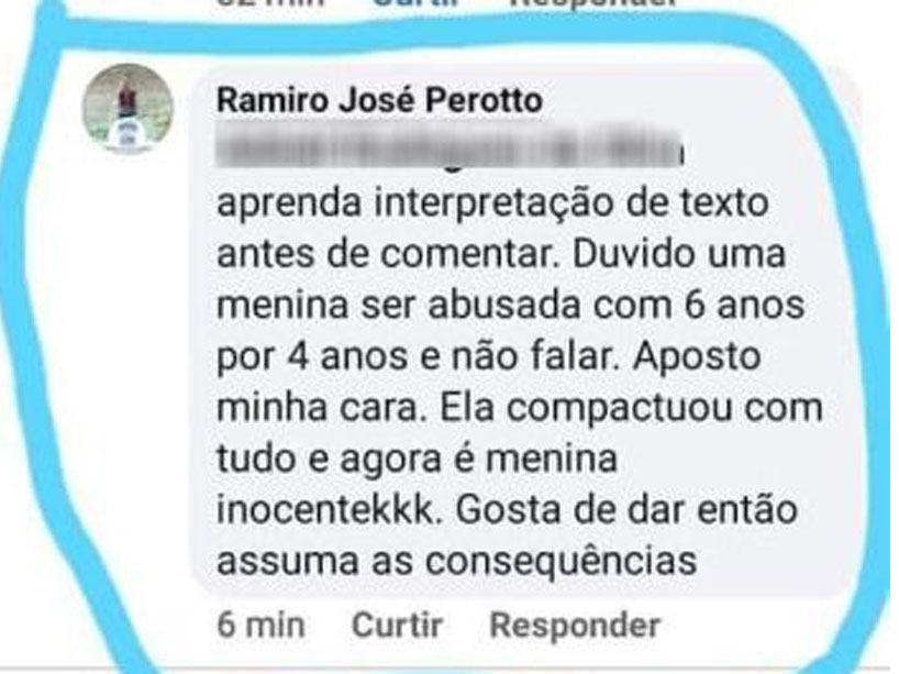 Aps insinuar que criana ?gosta de dar?, padre depe em delegacia