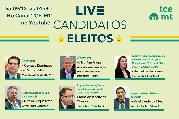 TCE-MT orienta candidatos eleitos nesta quarta-feira (9)