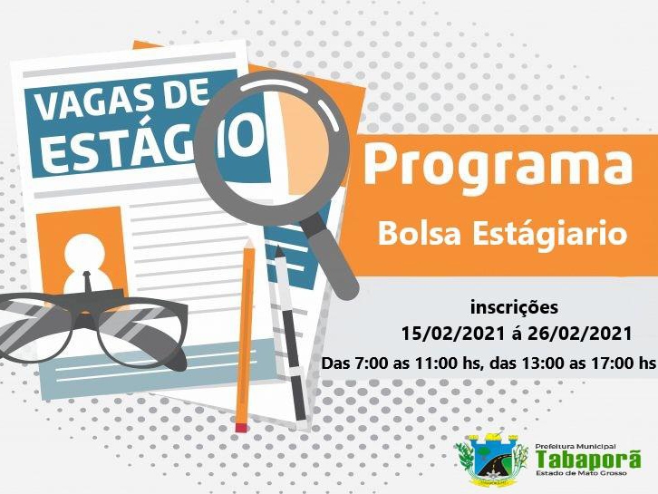 Prefeitura de Tabapor abre processo seletivo para contratao de estagirios.