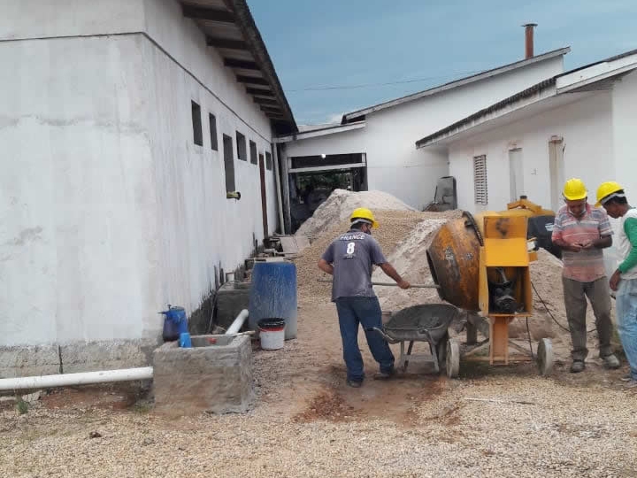 Obra encravada de construo de leitos no Hospital Municipal de Juara finalmente so retomadas pelo municpio. 