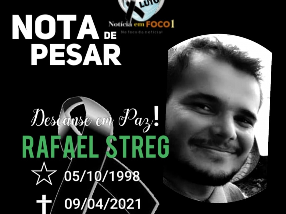 Rafael Streg, filho do vice-prefeito de Tabapor, morre em acidente de moto no Distrito de Nova Fonteira.