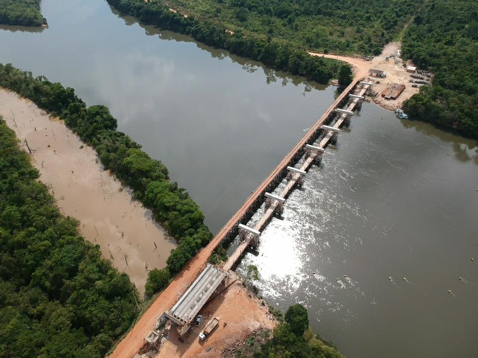 Governador Mauro Mendes visita obras em Porto dos Gachos nessa quarta-feira, dia 14.