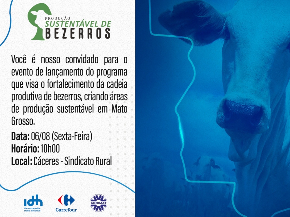 Acrimat e parceiros lanam programa de sustentabilidade nesta sexta (06) em Cceres