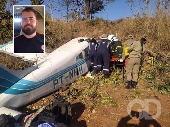 Diretor de UPA  operado em MT e est na UTI aps queda de avio no domingo