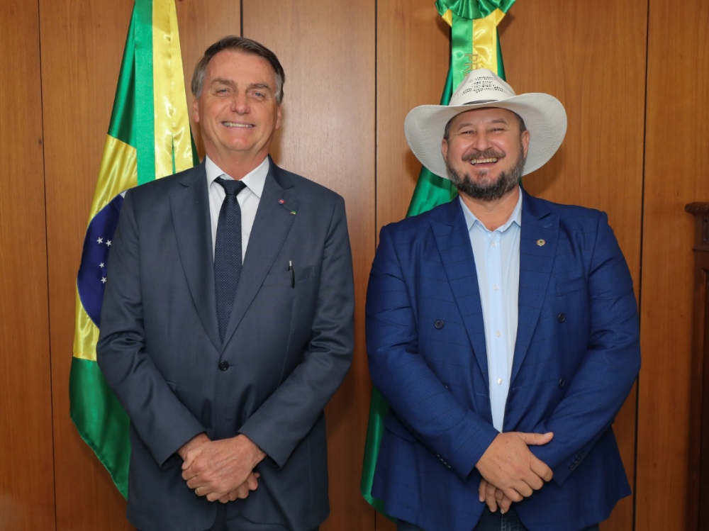 Deputado Gilberto Cattani  recebido por presidente da Repblica Jair Bolsonaro para discutir sobre Mato Grosso