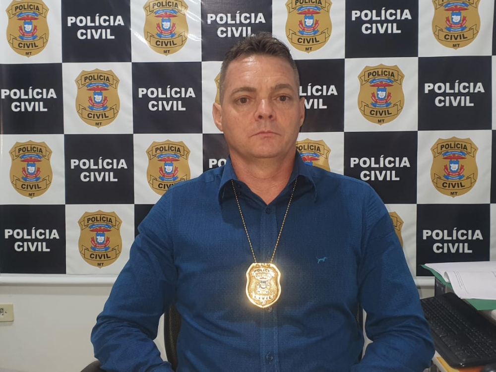 Polcia Civil de Juara identifica homem que molestava mulheres passando a mo nas ndegas.