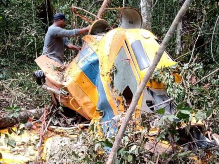 Avio agrcola cai em mata no mdio norte de MT e piloto morre ao chocar-se com rvores