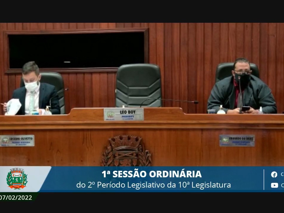 Presidente Lo Boy e vereadora sandy testam positivo para o COVID-19 e participam remotamente da sesso da Cmara de Juara