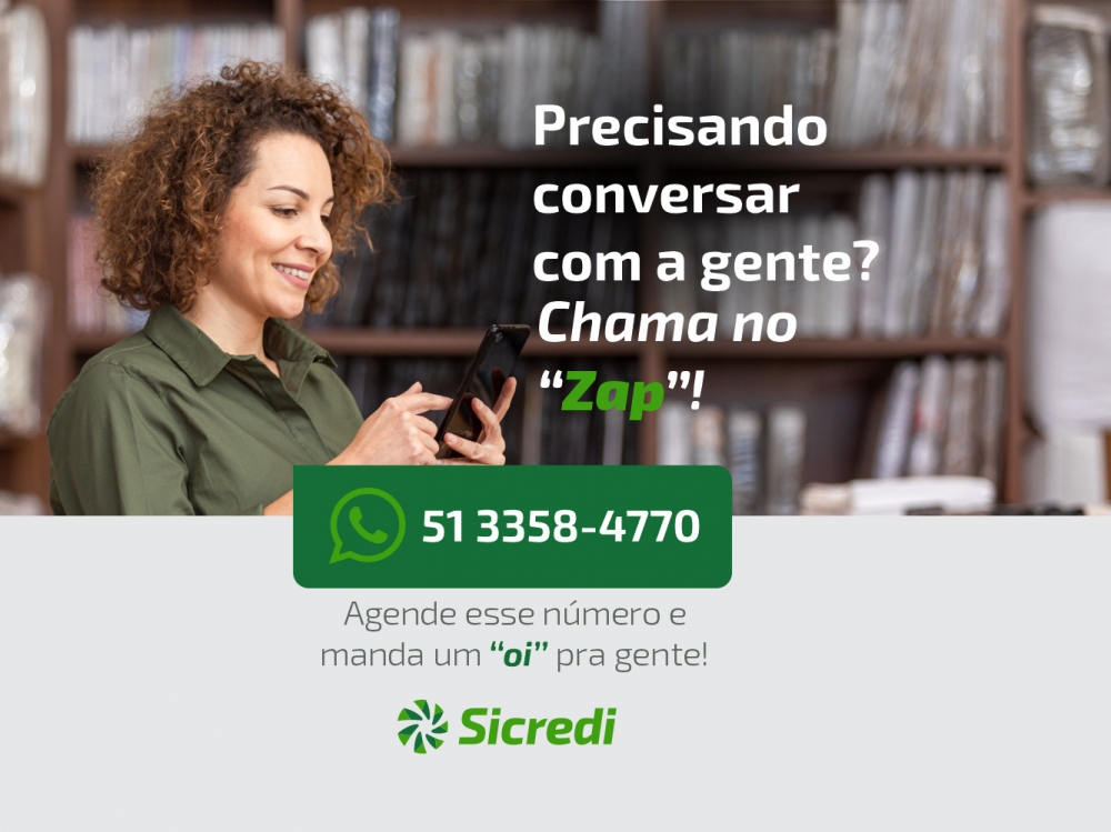 Precisa falar com o Sicredi? Chama no 