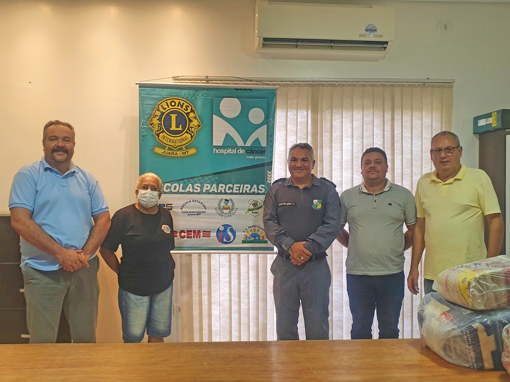 Lions Clube de Juara lana campanha de arrecadao de alimentos para o Hospital de Cncer de Mato Grosso.