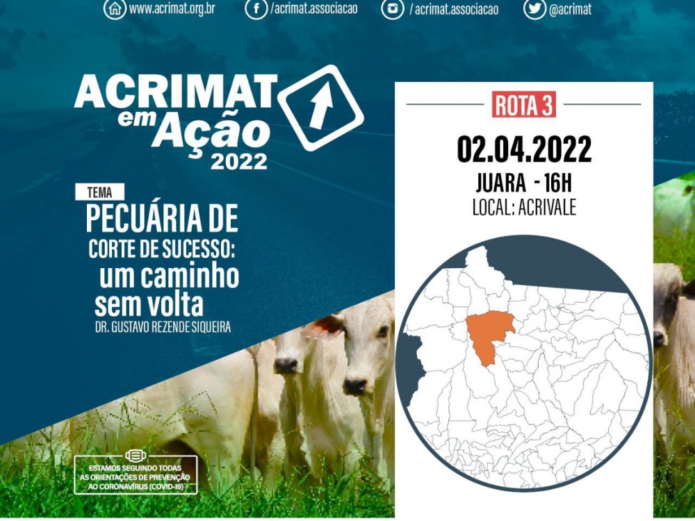 Acrimat em Ao 2022 chega  Juara neste sbado, dia 02 de abril na ACRIVALE