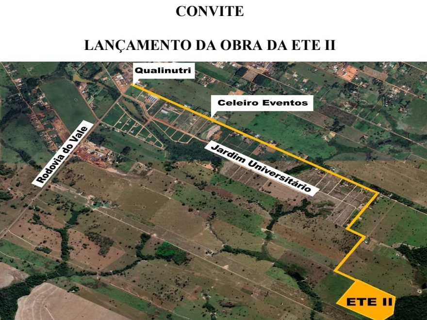 guas de Juara lana construo da ETE II nesta segunda-feira, dia 01 de agosto.