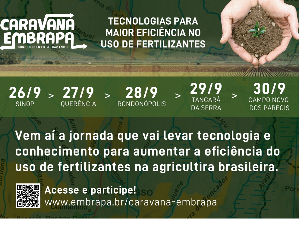 Caravana Embrapa levar informaes sobre melhor uso de fertilizantes para Mato Grosso