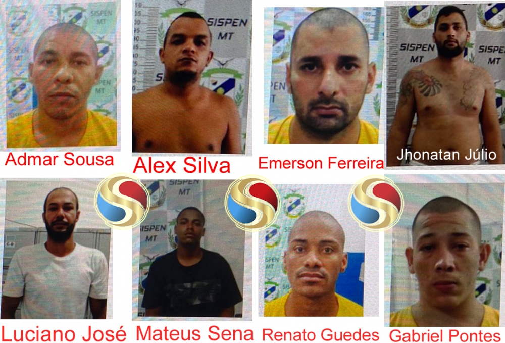 07, dos 08 fugitivos da cadeia pblica de Juara foram recapturados em menos de 10 horas