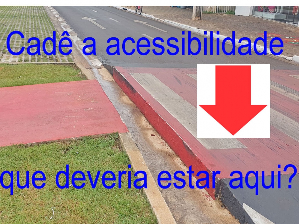 Erro no projeto ou falta de ateno? Cad a acessibilidade que deveria estar aqui?