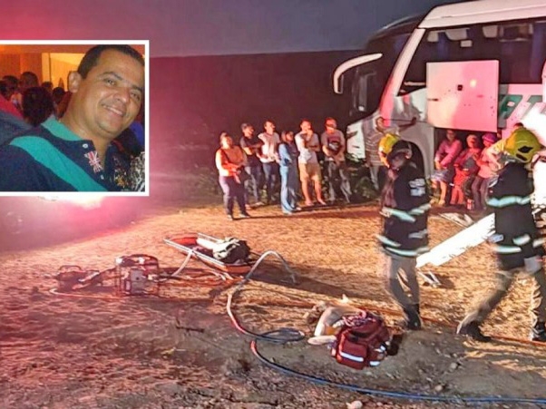 Professor do SENAR de Mato Grosso morre aps batida entre nibus em Colder 