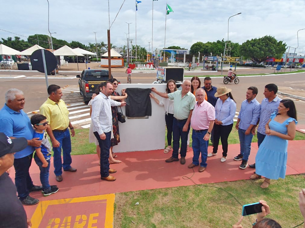 Prefeitura de Juara entrega obra de Requalificao da Avenida Rio Arinos