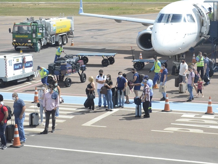 Aeroporto de Sinop atinge recorde histrico de movimentao de passageiros em 2022