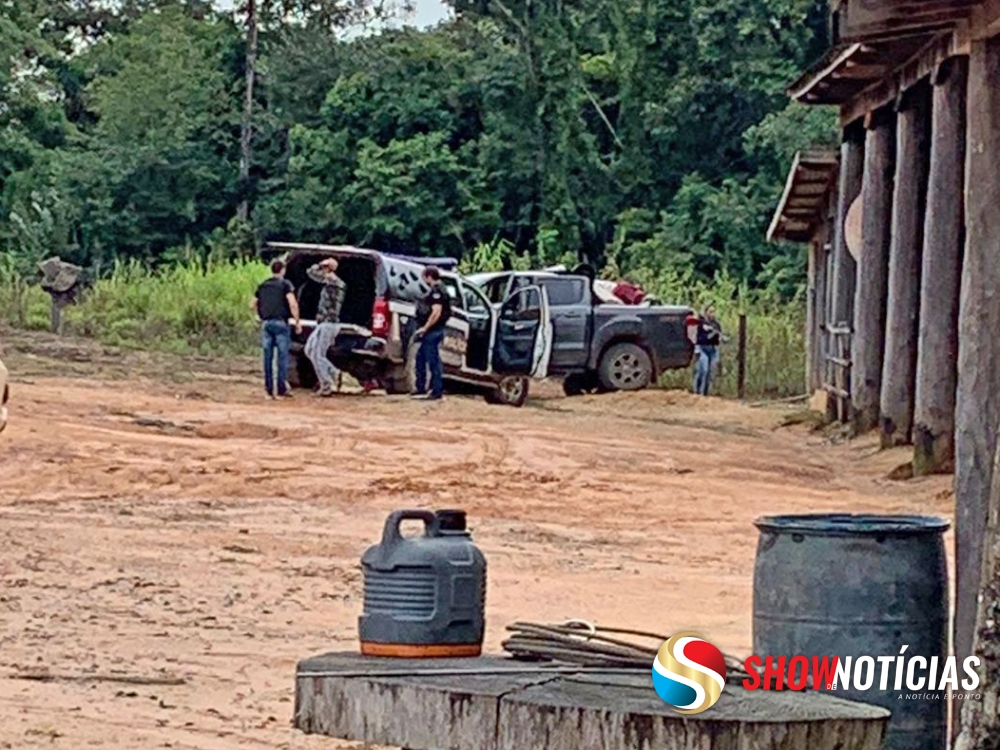 Homens armados so presos por invaso de fazenda em Juara, acusados de extorso dos proprietrios. 