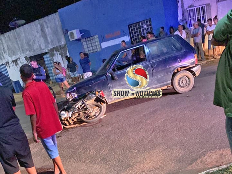 Motorista sem CNH e sob influncia de lcool provoca acidente de trnsito em Juara.