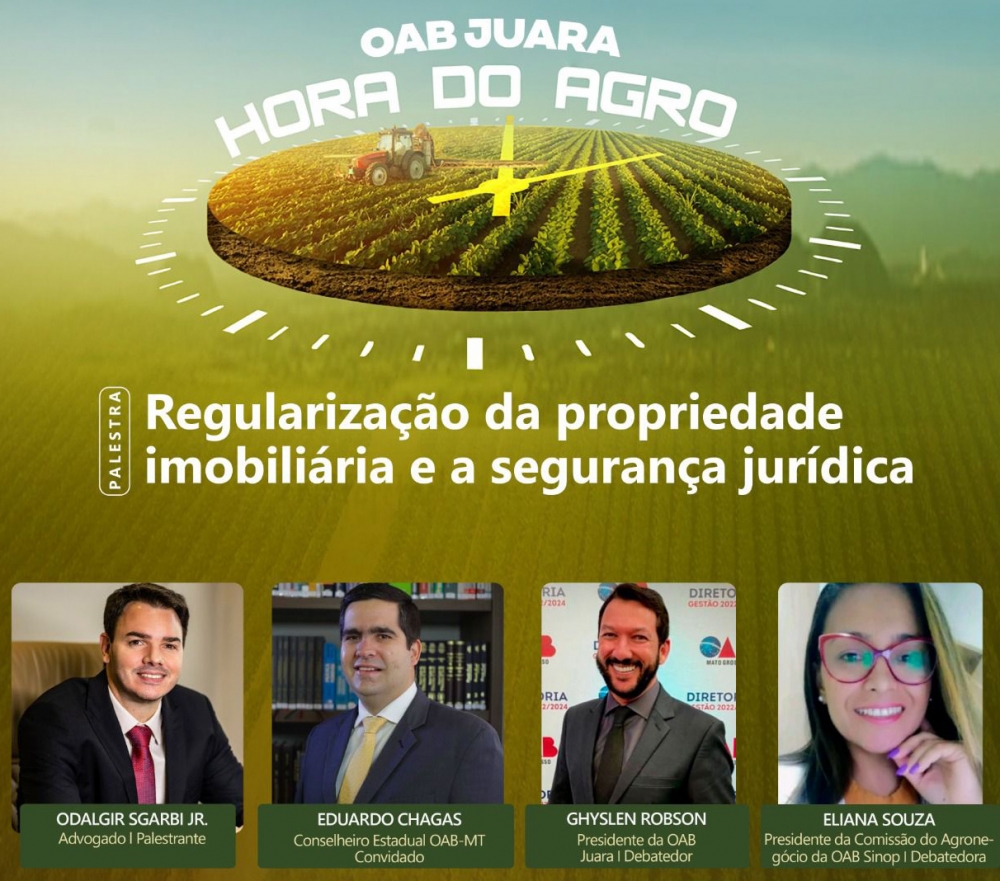 OAB de Juara vai discutir dia 29 de junho, a Regularizao da Propriedade Imobiliria.