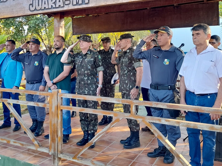 Tiro de Guerra de Juara recebeu visita do Comandante da 9 Regio Militar