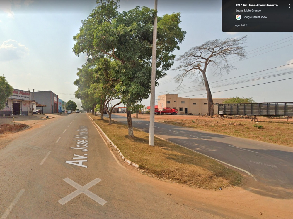 Condutor sem CNH  detido por provocar acidente na Avenida Jos Alves Bezerra, em Juara.