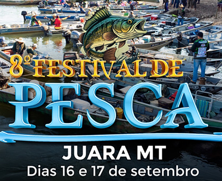 8 Festival de Pesca Esportiva de Juara acontecer em setembro e ter mais de R$ 100 mil em premiao