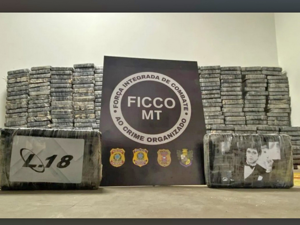 A apreenso em Juara e Porto dos Gachos representa prejuzo de aproximadamente R$ 35 milhes ao crime organizado