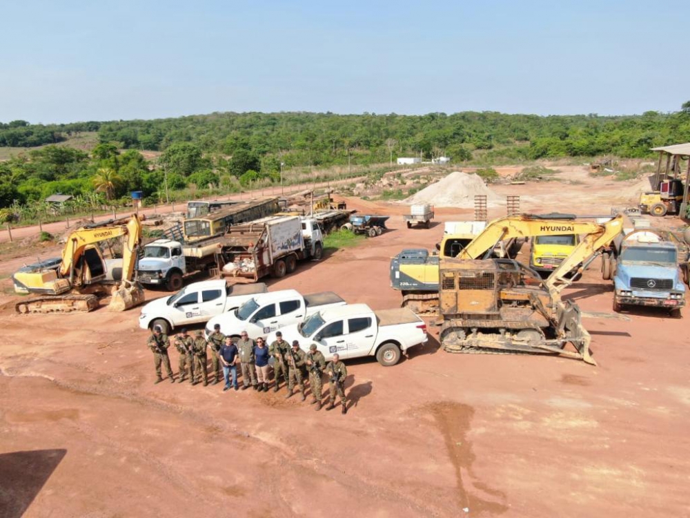 Sema-MT combate extrao ilegal de minrios na regio Norte de Mato Grosso