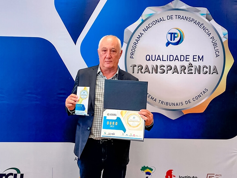 Pela segunda vez Juara  Selo Ouro em transparncia pblica na avaliao dos Tribunais de Contas