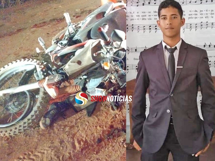 Jovem de 17 anos morre em acidente de moto na estrada entre guas Claras e Juara.