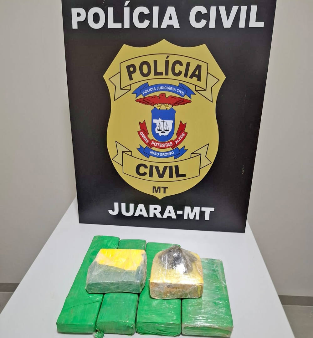 Polcia Civil de Juara localiza mais de 5 kg de Entorpecentes enterrados em terreno baldio