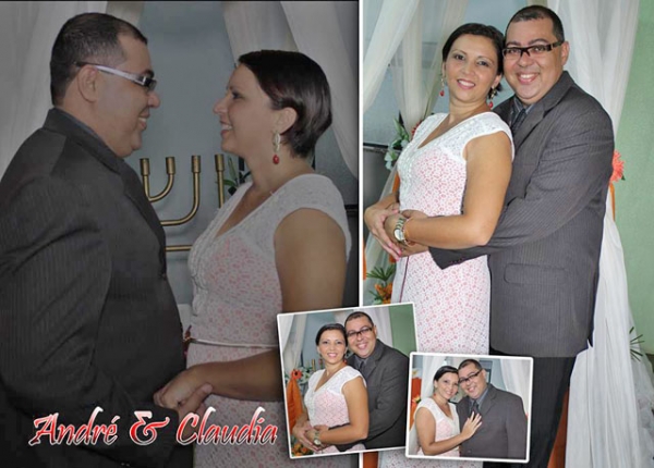 Pastor Andr Luiz e Pastora Cludia Uveda comemoram Bodas de Ao.