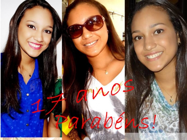 Andressa Lisboa comemora 17 anos nesse dia 17 de fevereiro,