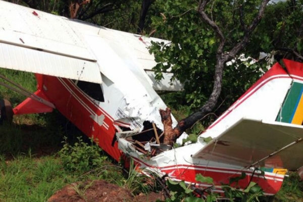 Aeronave cai no Norte de MT com dois servidores da Sema