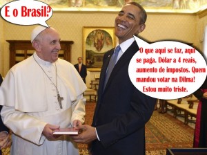 Diálogo entre Baraque Obama e o Papa Francisco sobre o Brasil