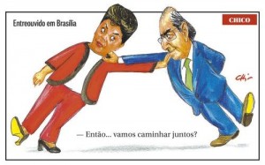 Enquanto isso em Brasília, Dilma e Eduardo Cunha se seguram contra cassação