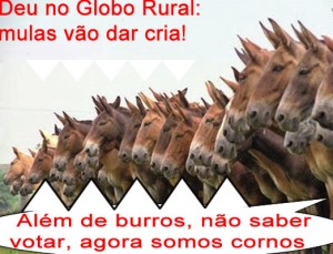 Notícia do Globo Rural deixa muitos eleitores preocupados 