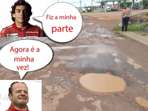 Avenida Ayrton Senna muda para Avenida Rubens Barrichello